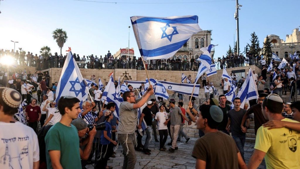 انتشار-كثيف-للقوات-الإسرائيلية-بالقدس-قبيل-انطلاق-“مسيرة-الأعلام”