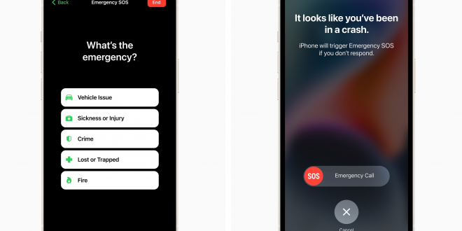 أبل-أيفون-14-سيكتشف-حوادث-السيارات-ويتصل-بالطوارئ